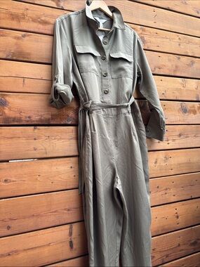 NWT Utility Jumpsuit green